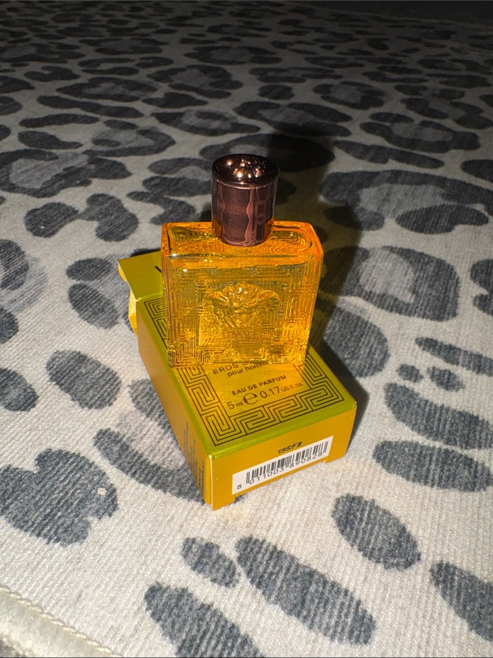 Versace Eros Energy Mini in Metallic Yellow-Gold ( 5 mL) cute size! Perfume
